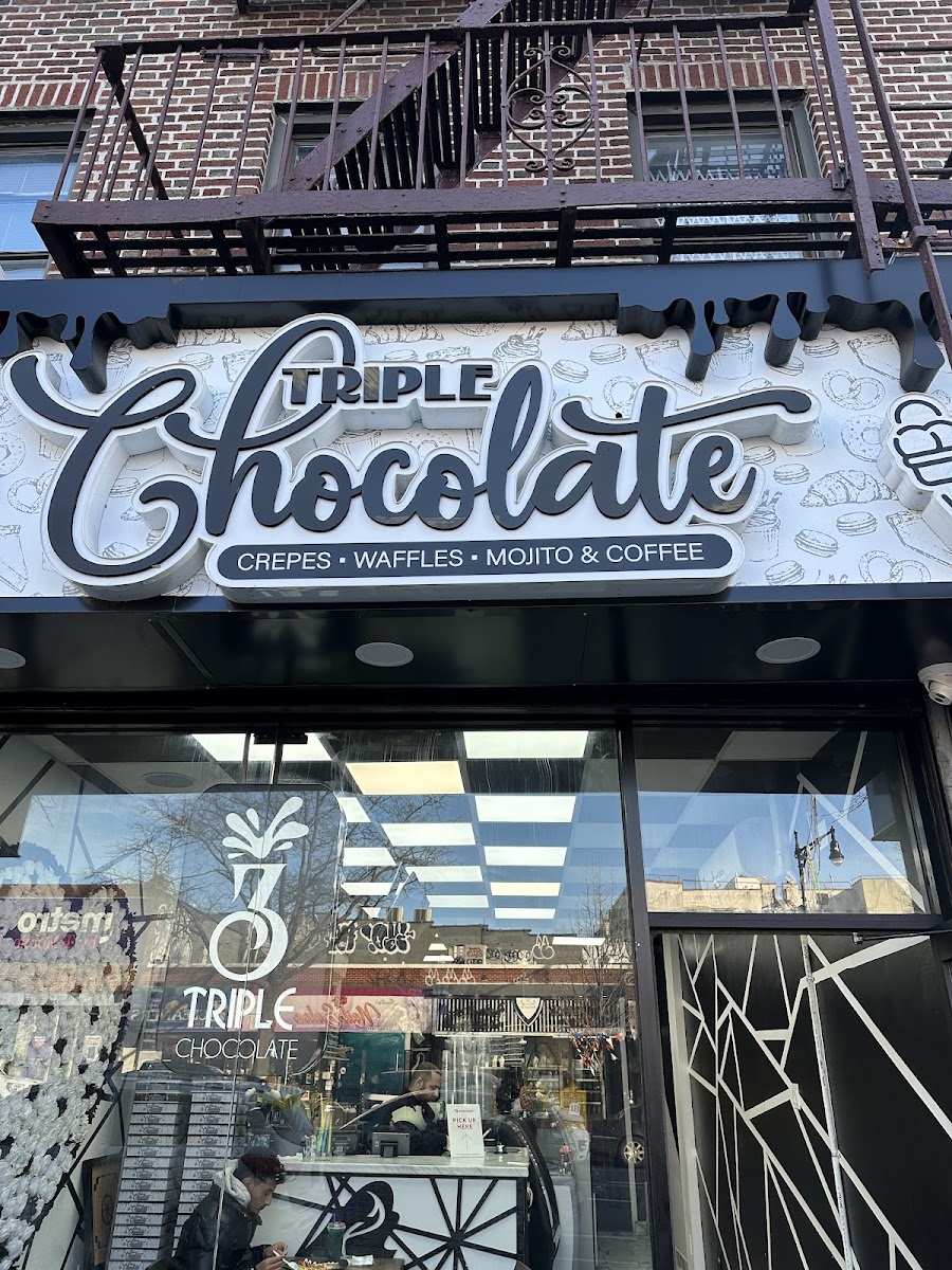 Triple Chocolate Crepes & Waffles